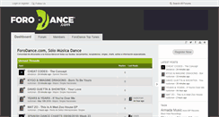 Desktop Screenshot of forodance.com