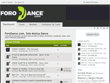 Tablet Screenshot of forodance.com